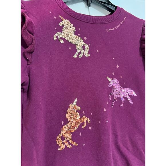 ‎Jumping Beans Ruffle Sleeve Sweatshirt - Picture 6 of 10